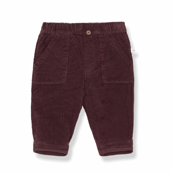 1 + In The Family Lined Pants "Louis", aubergine