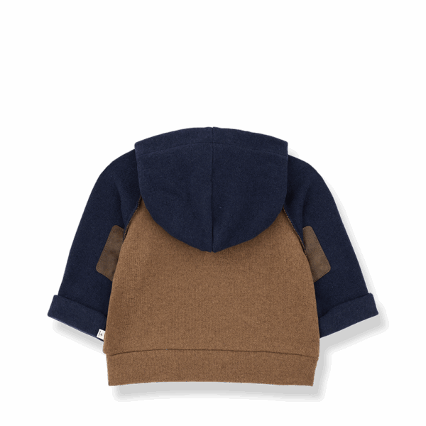 1 + In The Family Hooded Sweatshirt "Hakon", castagna - Image 2