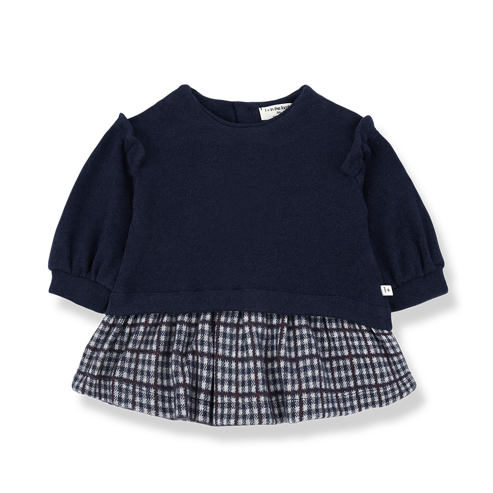 blue dress check