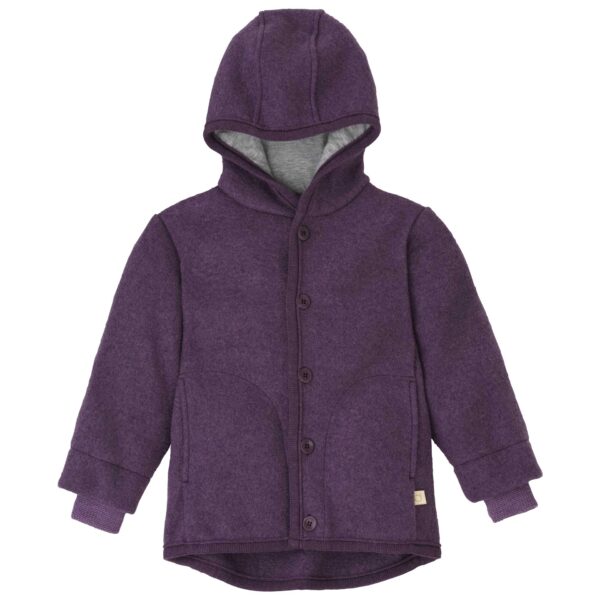 wool jacket aubergine