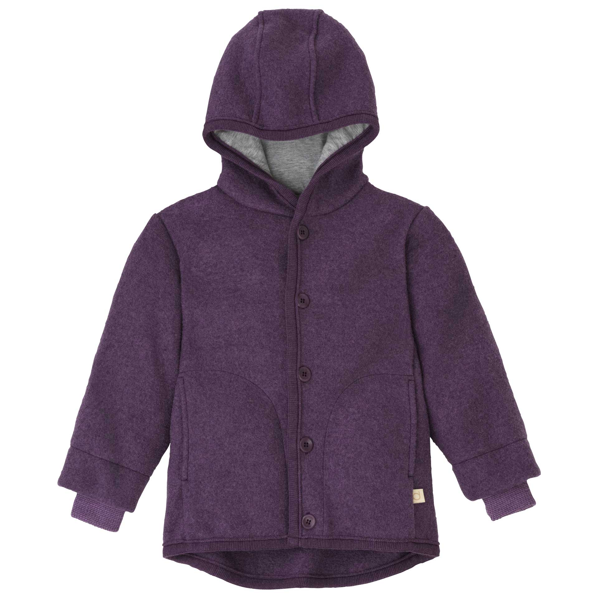 wool jacket aubergine