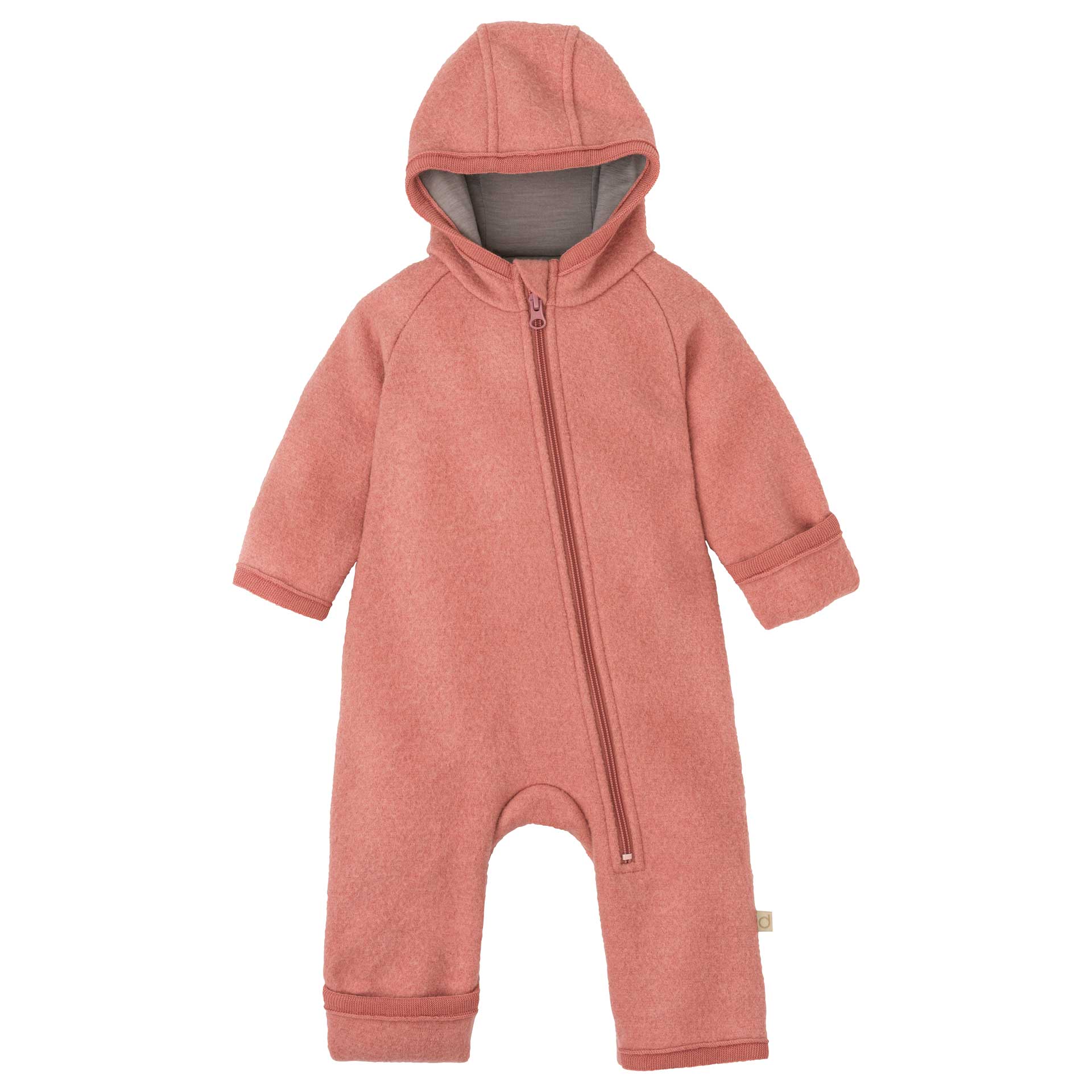 woll onesie soft pink