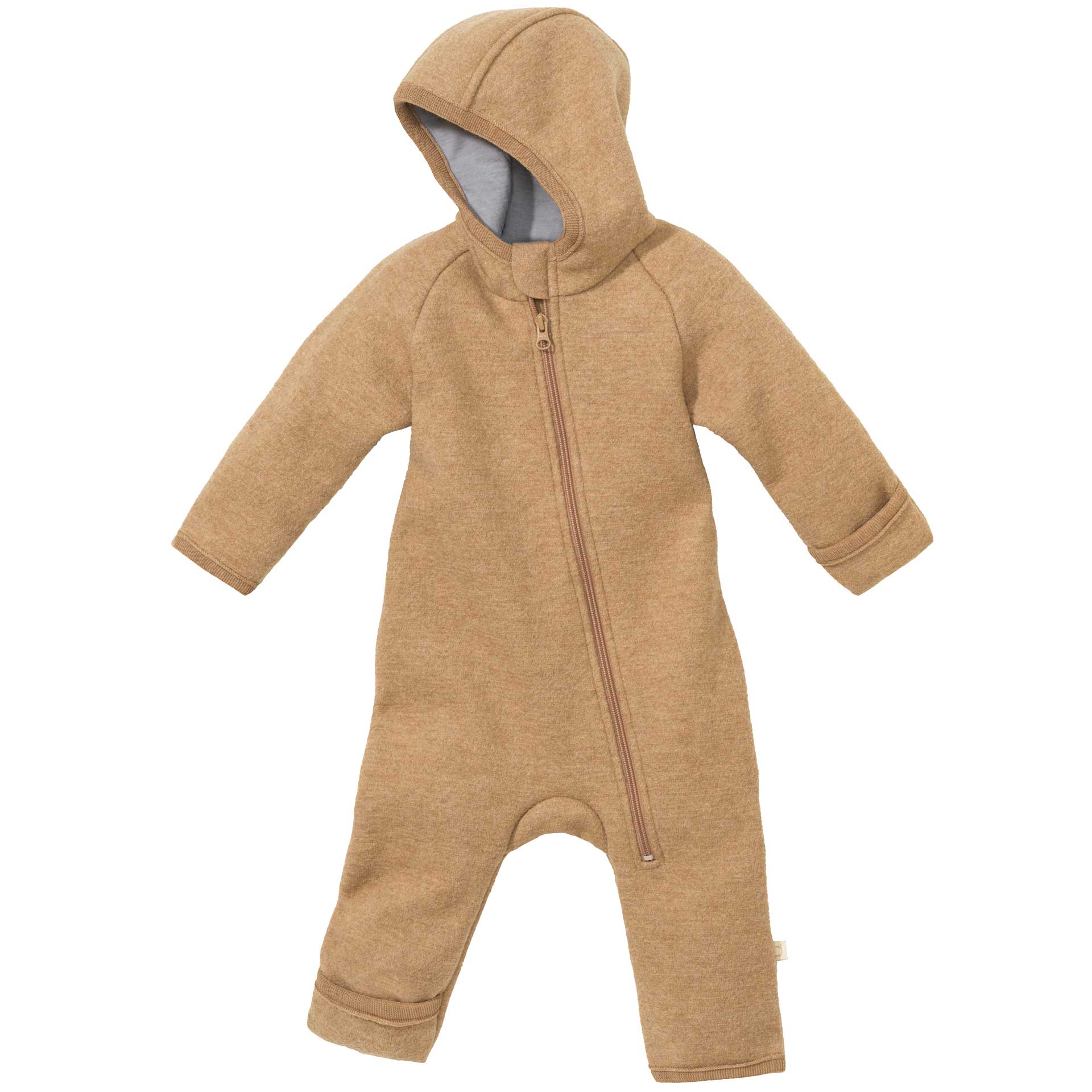 wool overall caramel