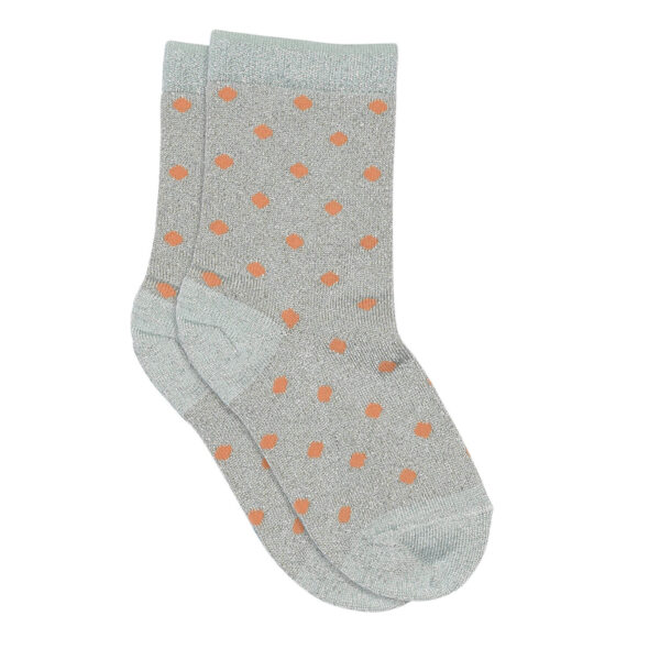 MP Denmark Irma Glitter Socks, Col. 4082 „Gray Mist“