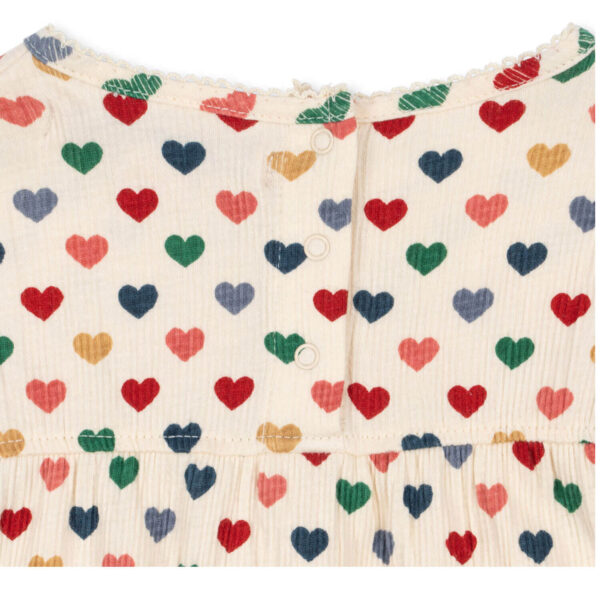 KONGES SLØJD Chleo Romper "Hearts" - Image 4