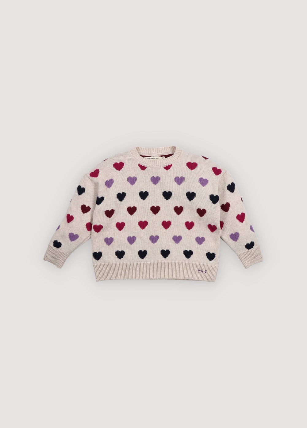 sweater wool hearts