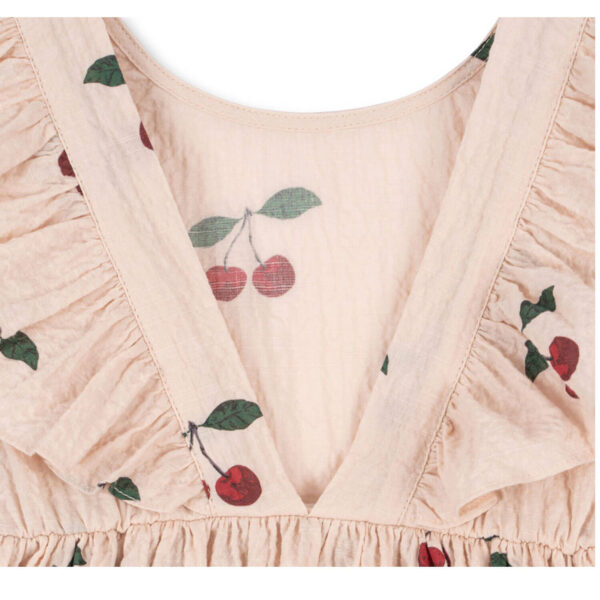 KONGES SLØJD Elin Dress GOTS "Cherry" - Image 3