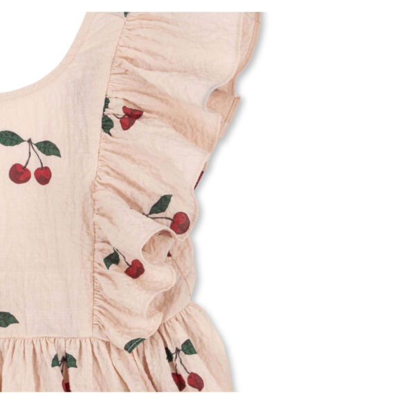 KONGES SLØJD Elin Dress GOTS "Cherry" - Image 4