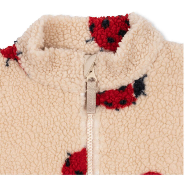 KONGES SLØJD Jody Teddy Jacket "Ladybug Sand" - Image 3