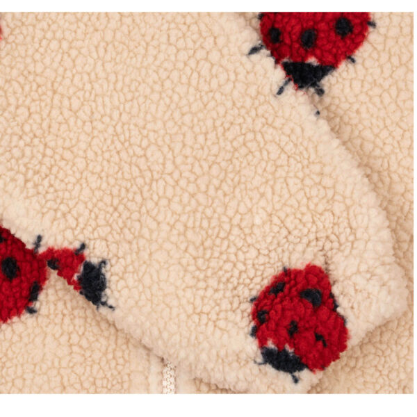 KONGES SLØJD Jody Teddy Jacket "Ladybug Sand" - Image 4