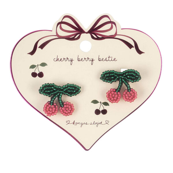 hair clips cherry