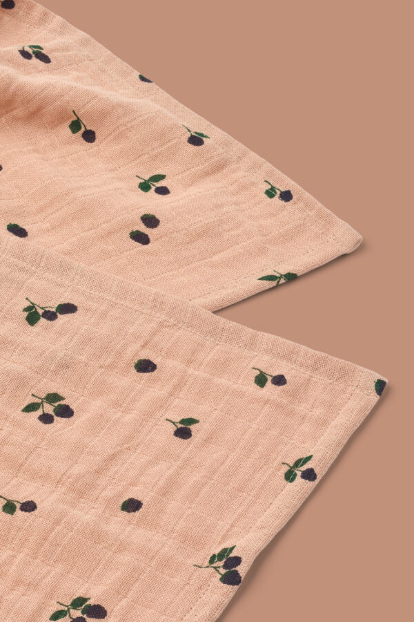LIEWOOD Lewis Muslin Cloth 2-Pack "Berries" - Image 2