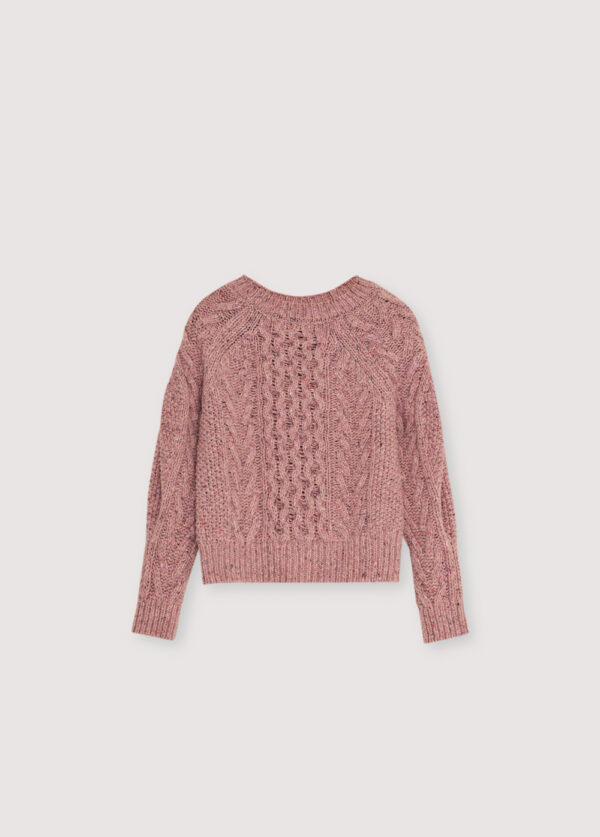 knitted jumper rose