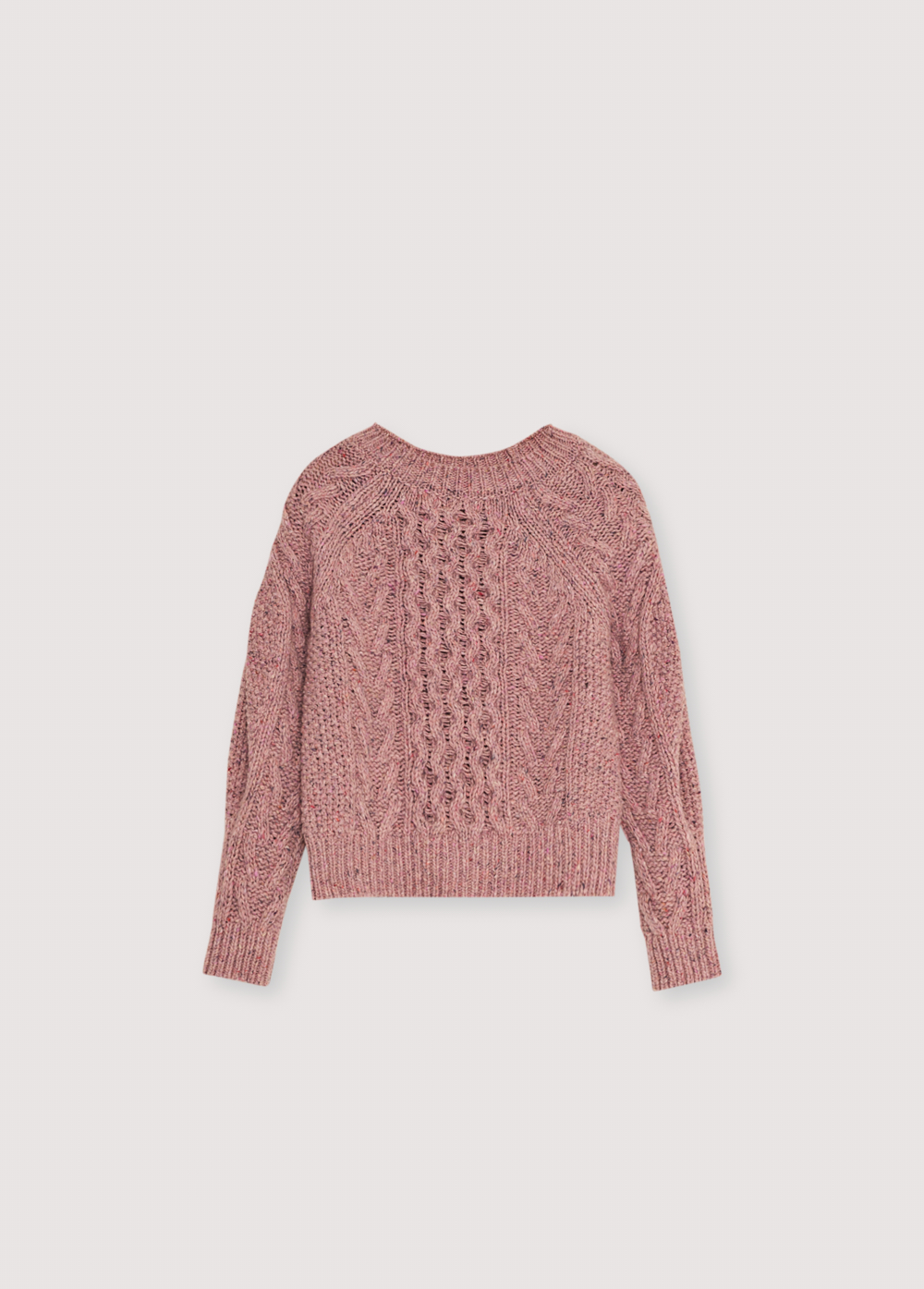 knitted jumper rose