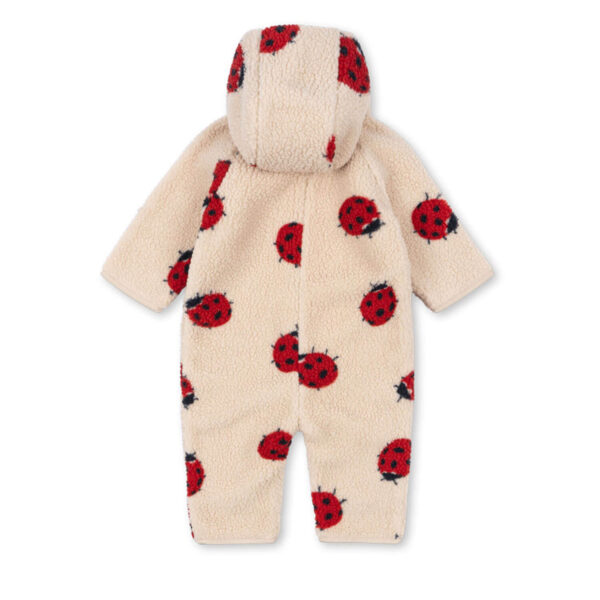 KONGES SLØJD Jody Teddy Onesie "Ladybug Sand" - Image 3