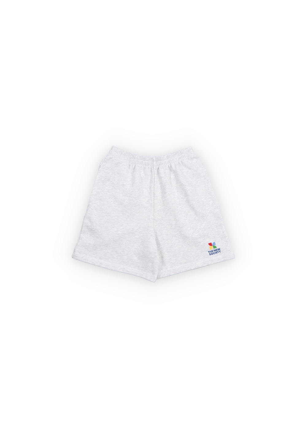logo shorts grey