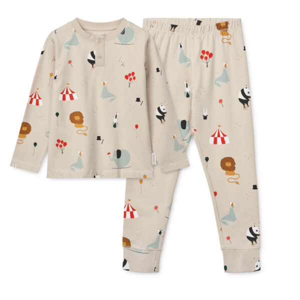 LIEWOOD Wilhelm Printed Pyjama Set "Circus Sandy"