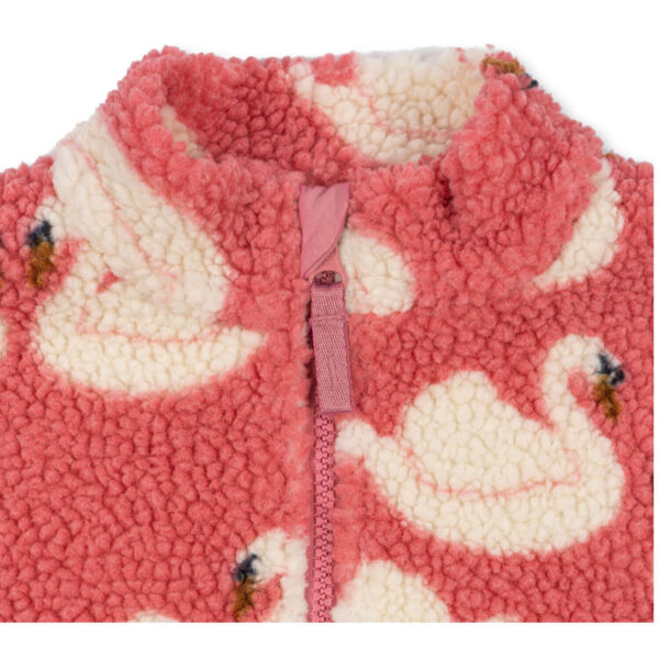 KONGES SLØJD Jody Teddy Jacket "Swan Candy" - Image 3