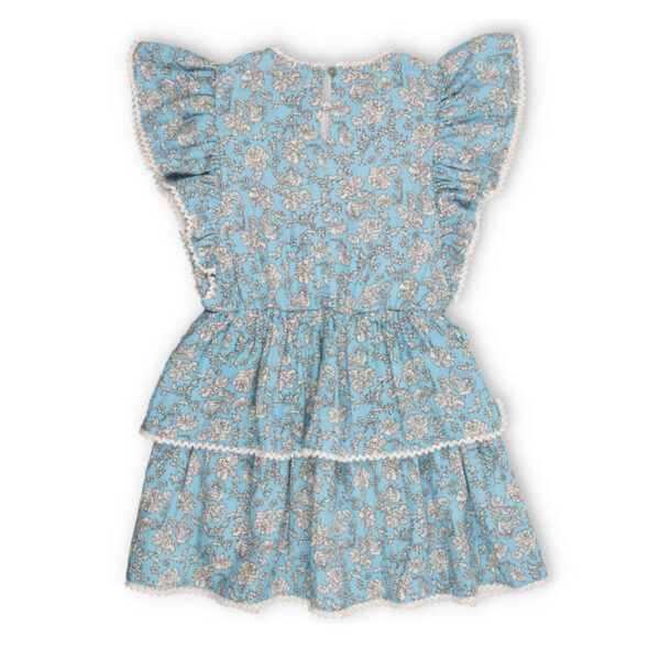 The New Society Melina Dress Peony Powder Blue - Image 2