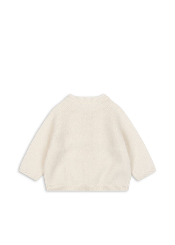 Fanga Fontana Savora Wool Cardigan "Antique White" - Image 2