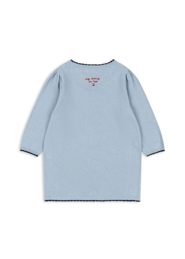 KONGES SLØJD Alexa Knit Dress "Blue Fog" - Image 5