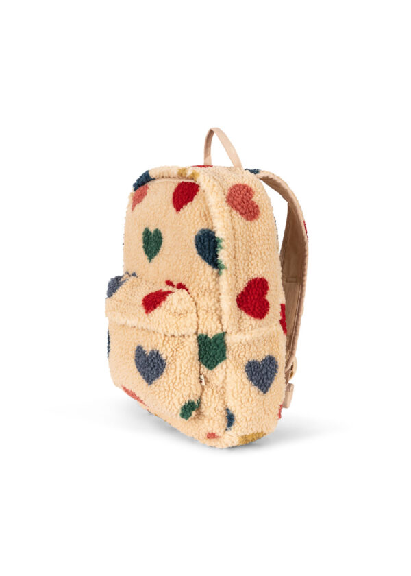 KONGES SLØJD Jody Teddy Backpack "Multi Hearts" - Image 5