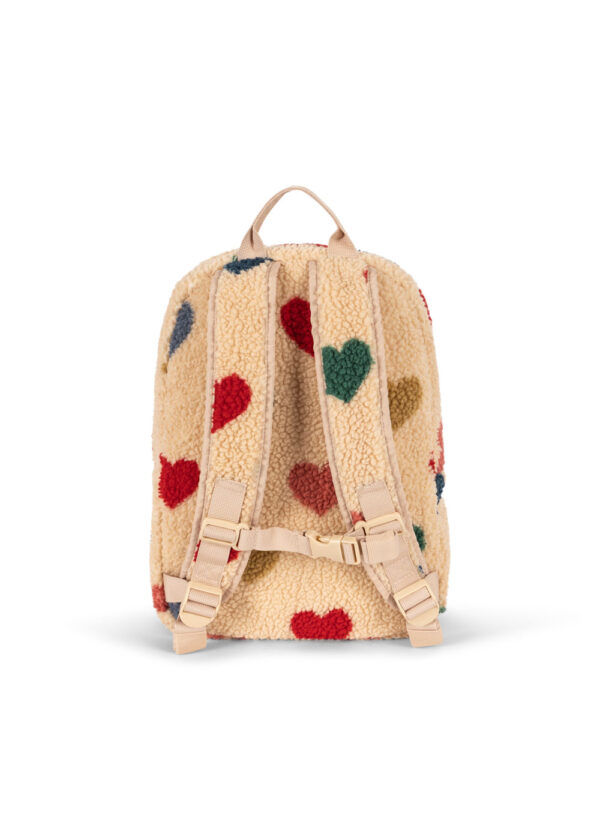 KONGES SLØJD Jody Teddy Backpack "Multi Hearts" - Image 4