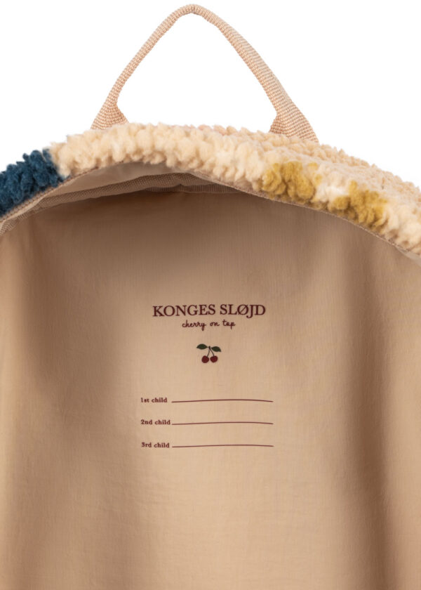 KONGES SLØJD Jody Teddy Backpack "Multi Hearts" - Image 6