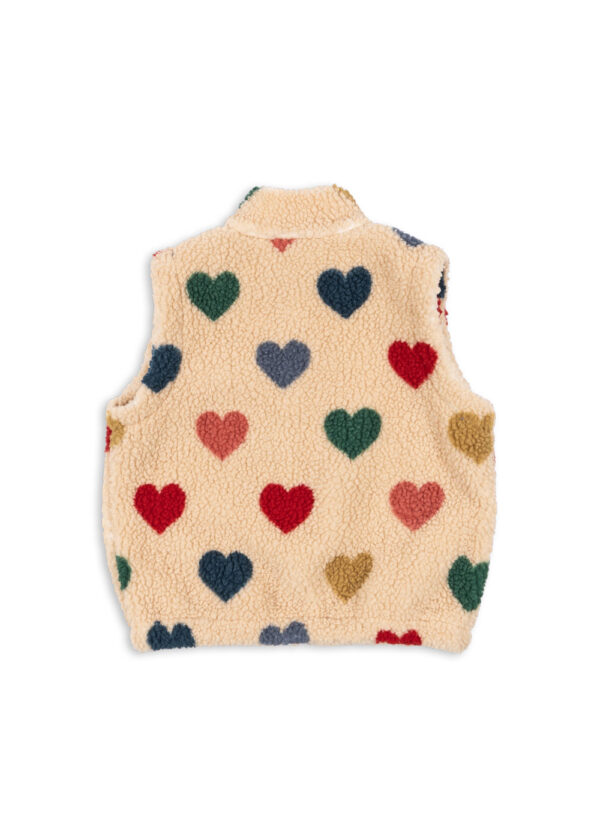 KONGES SLØJD Jody Teddy Vest "Bon Coeur Colore" - Image 2