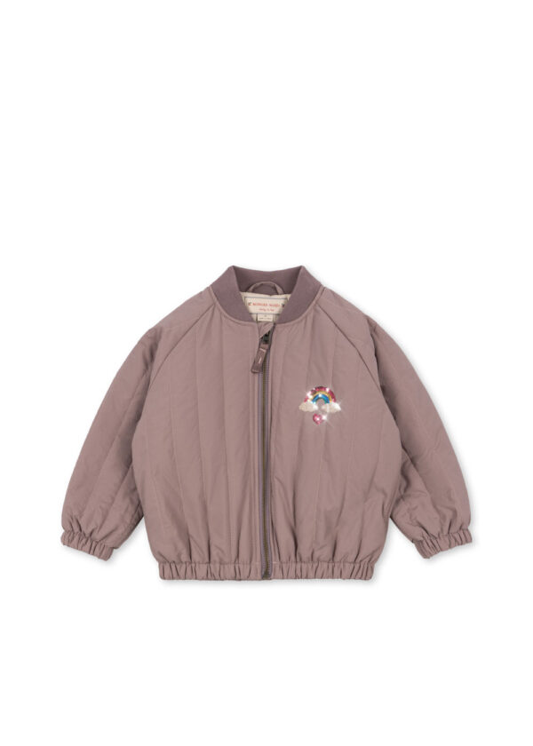 KONGES SLØJD Juno Sequin Bomber Jacket "Twilight Mauve"