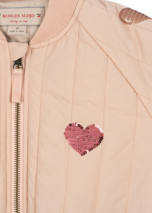 KONGES SLØJD Juno Sequin Bomber Jacket "Cameo Rose" - Image 3