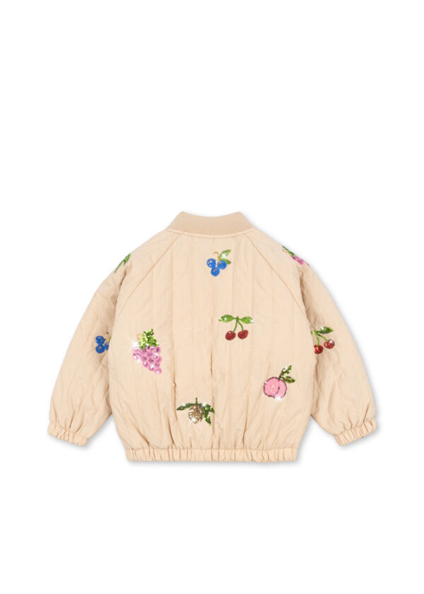 KONGES SLØJD Juno Sequin Bomber Jacket "Frappe" - Image 2