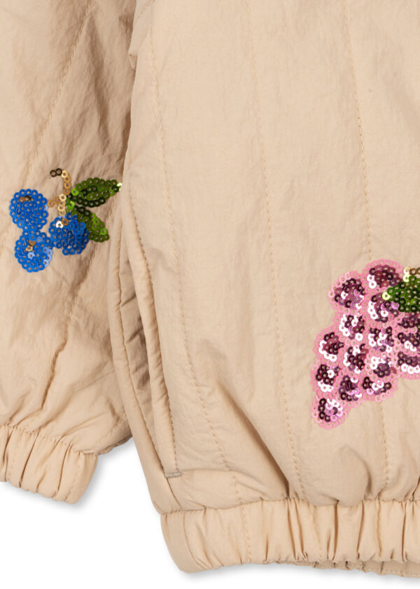 KONGES SLØJD Juno Sequin Bomber Jacket "Frappe" - Image 5