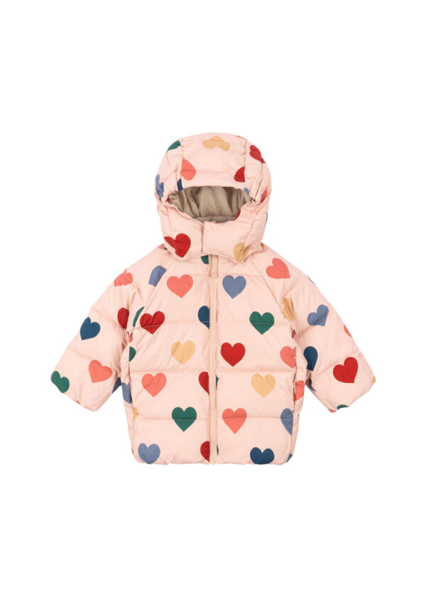 winter jacket hearts