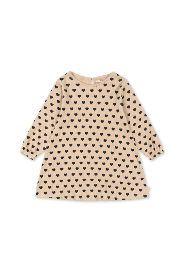 girls dress blue hearts