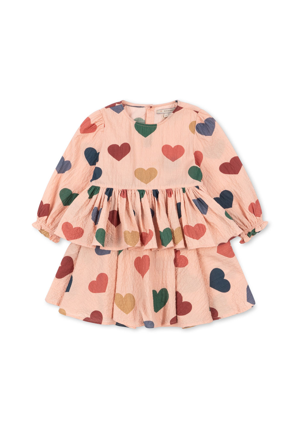 hearts dress seersucker