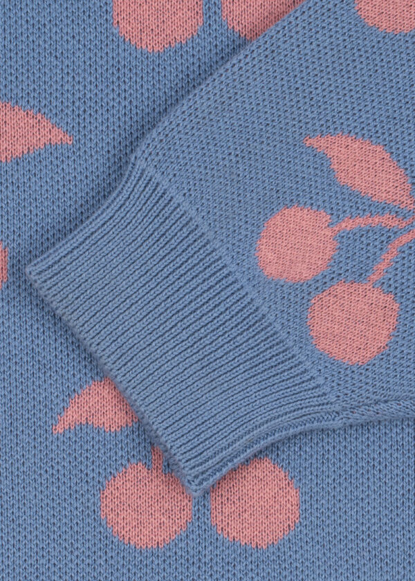 KONGES SLØJD Lapis Knit Dress "Purple Impression" - Image 4