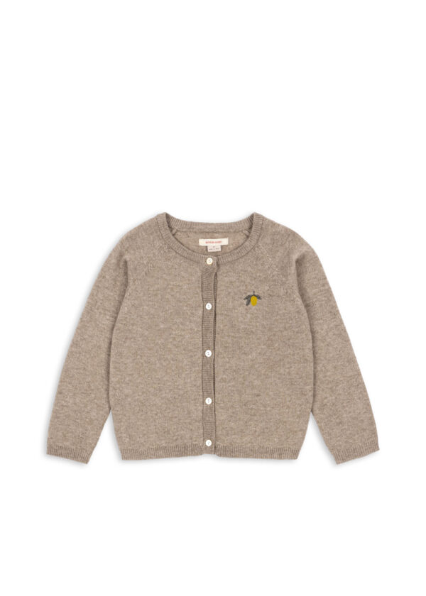 beige cardigan