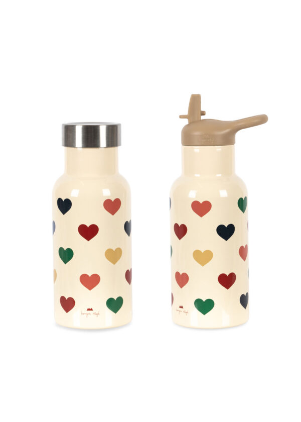 KONGES SLØJD Thermo Water Bottle "Hearts" - Image 2