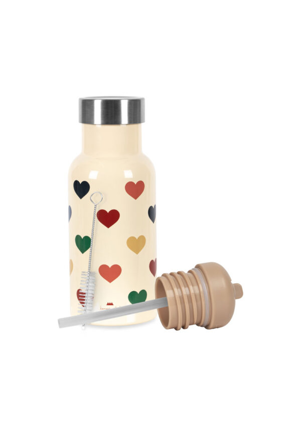 KONGES SLØJD Thermo Water Bottle "Hearts"