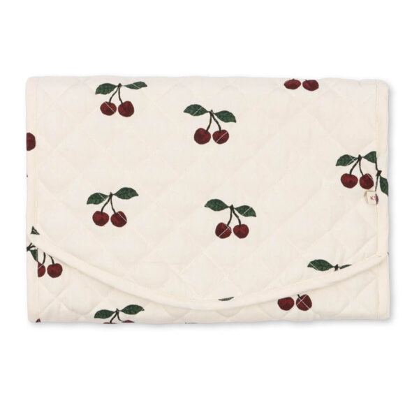 changing pad with cherry design