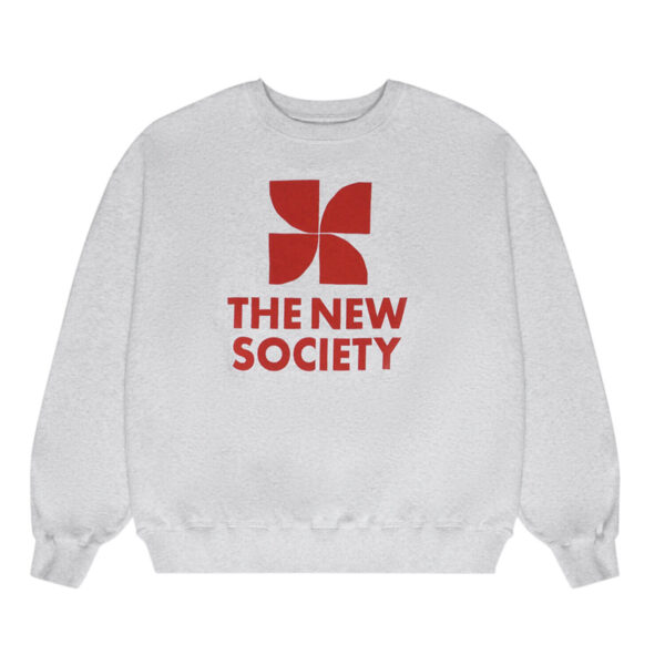 The New Society Mykonos Women Sweatshirt Chilli Grey Melange